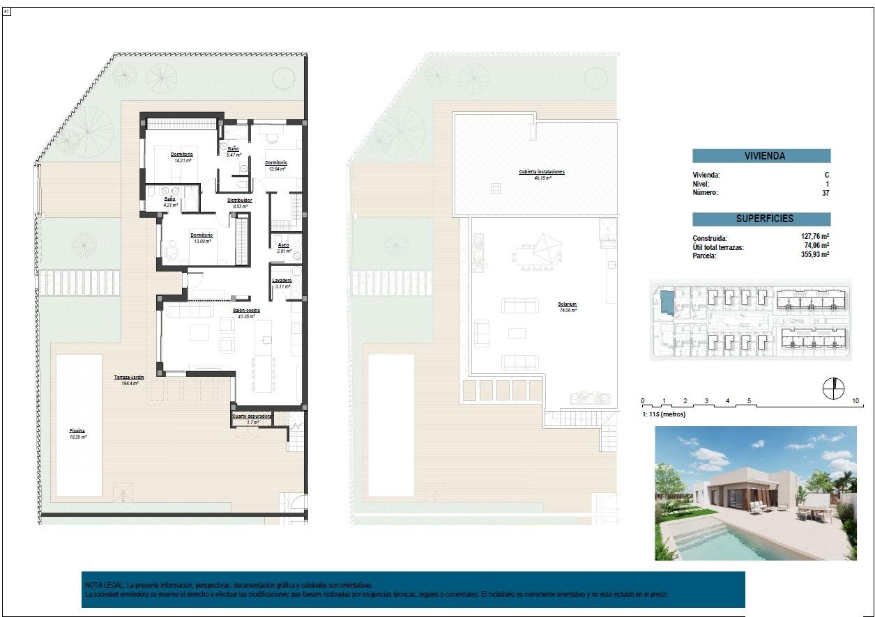 villa for sale in Serena Golf