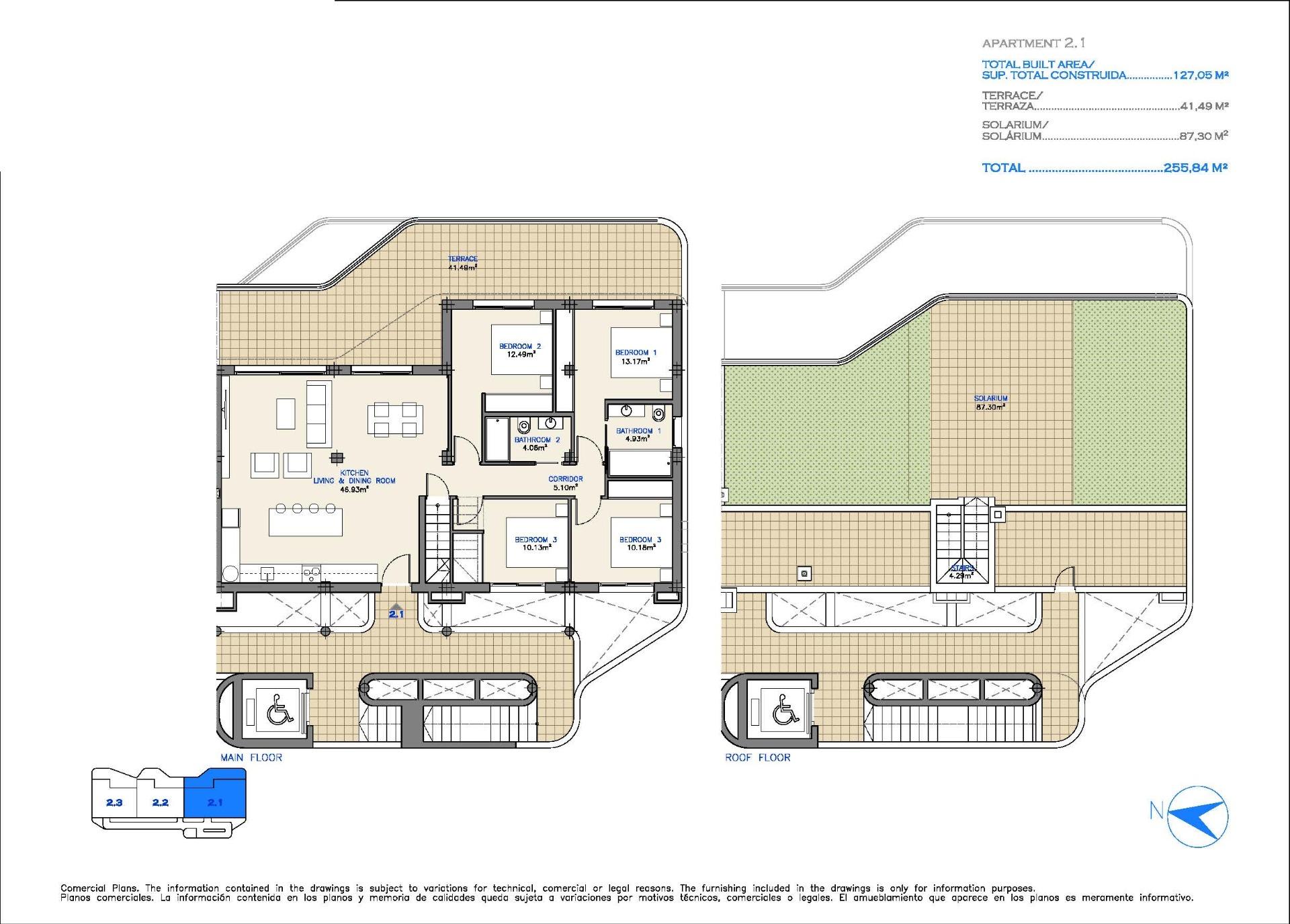 penthouse for sale in Serena Golf