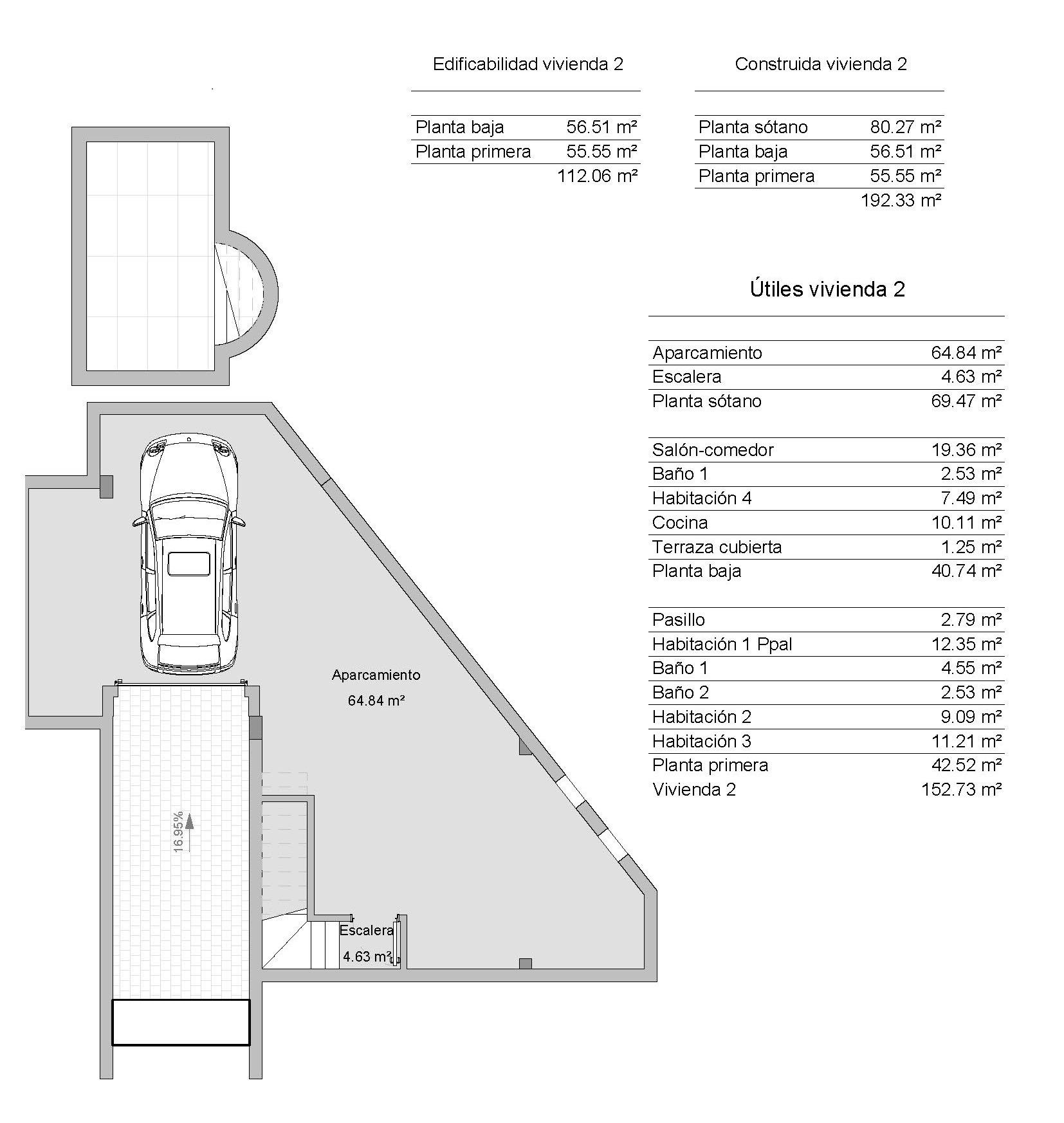 Semidetached for sale in Torre del Rame