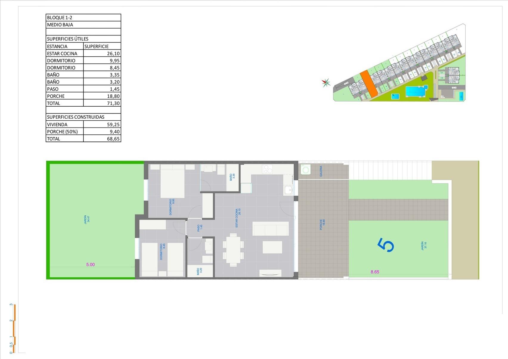 Ground Floor Bungalow for sale in pueblo