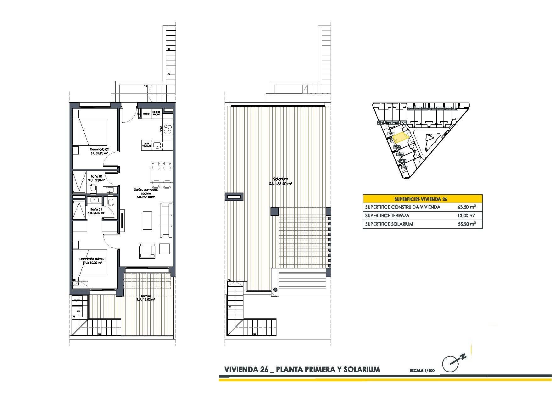 Top Floor Bungalow for sale in Pueblo