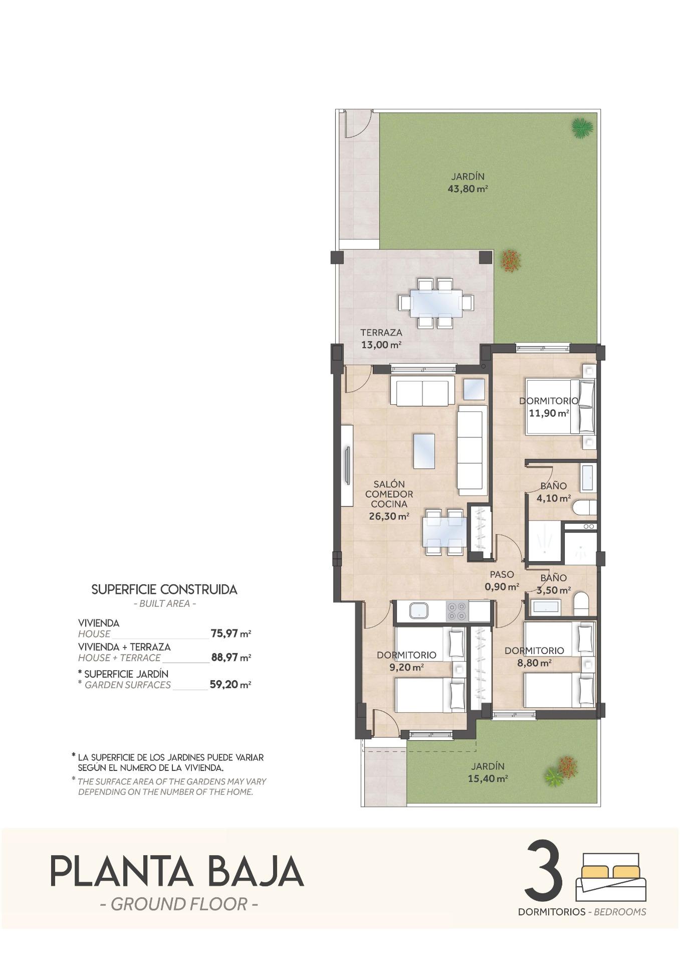 Ground Floor Bungalow for sale in La Cañada