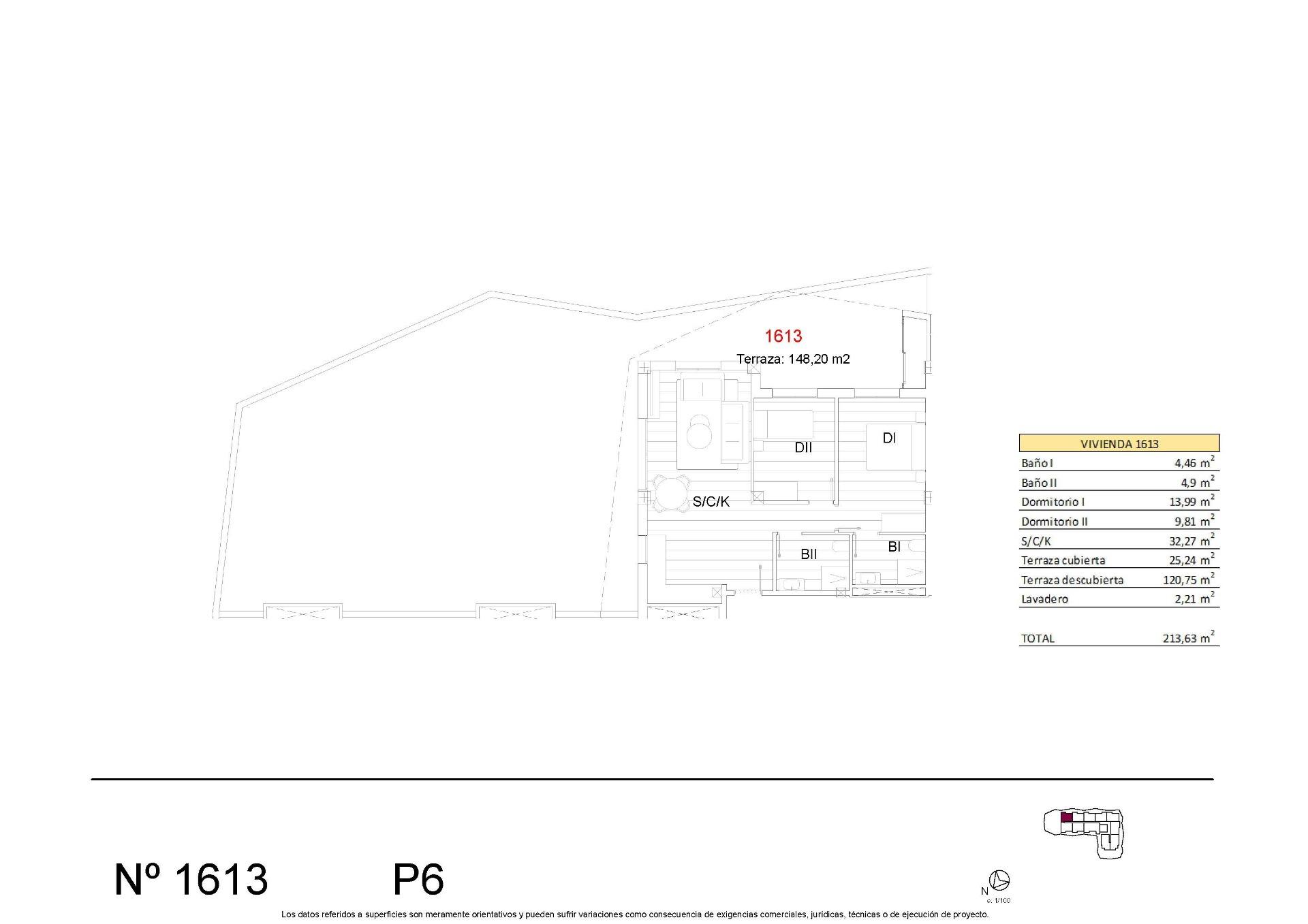 Semi penthouse for sale in Pueblo