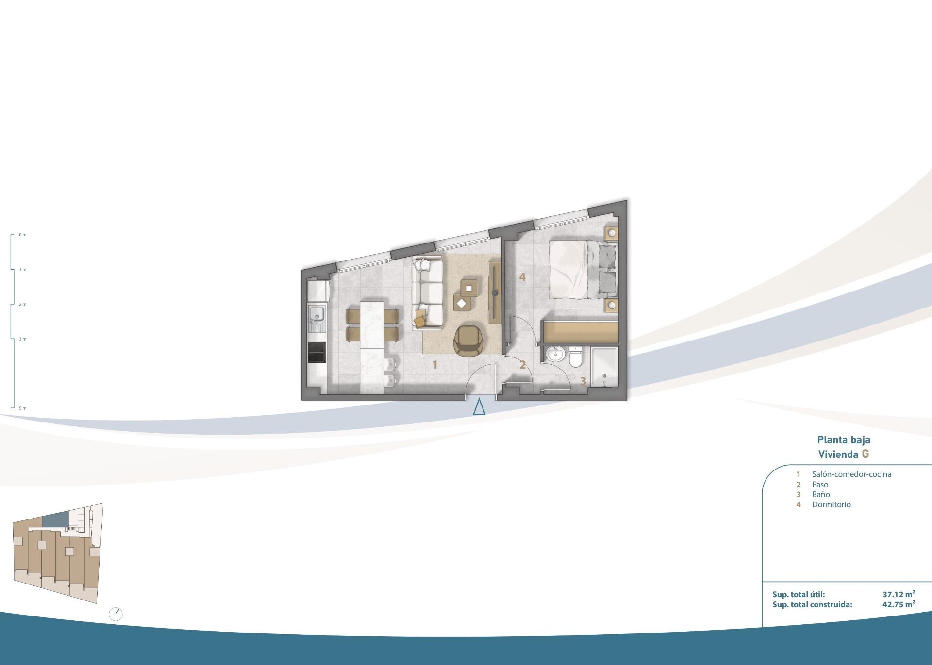 Ground floor apartment for sale in Playa Villananitos