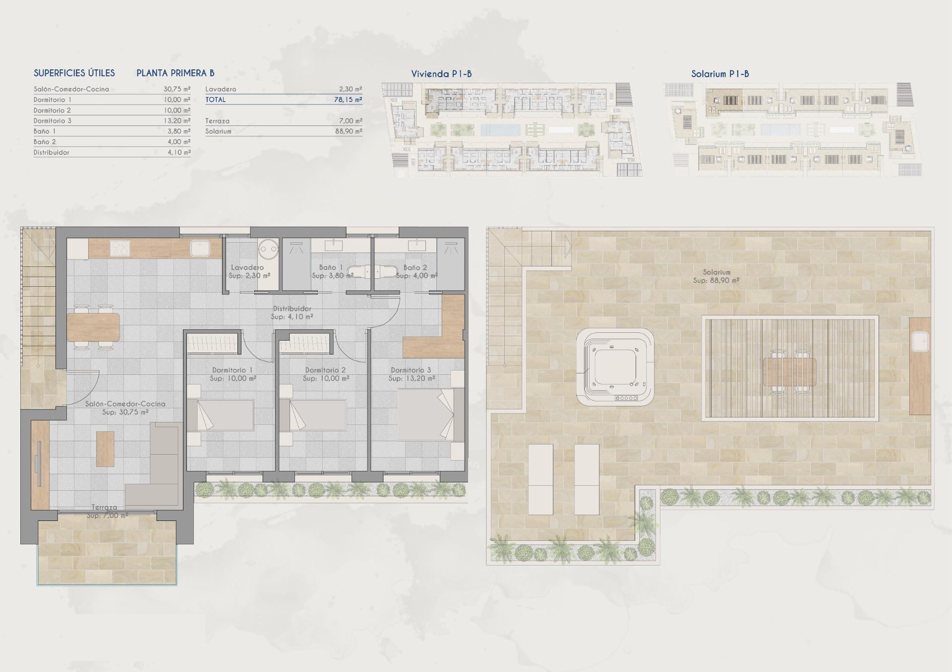 Top Floor Bungalow for sale in Torrepacheco