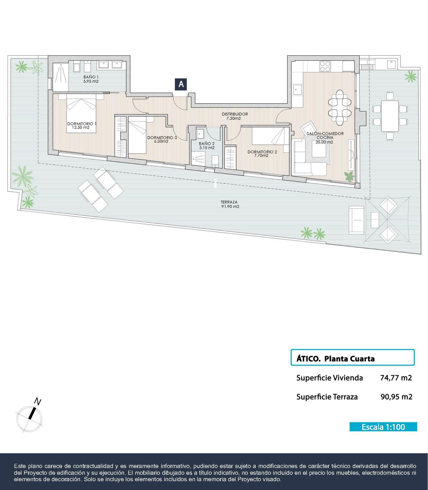 penthouse for sale in Playa de El Cura