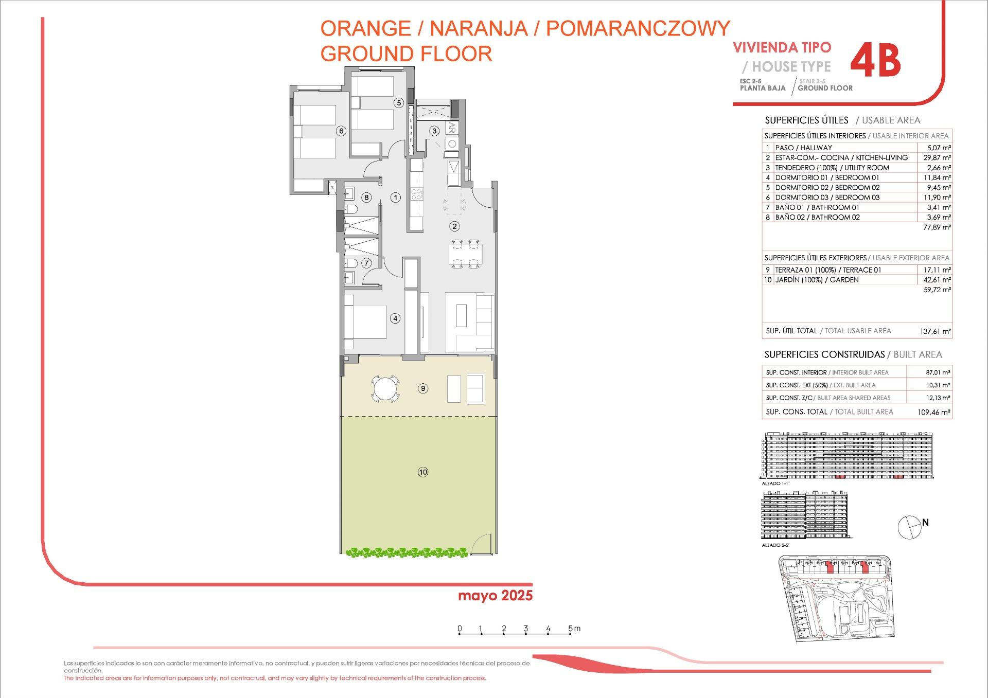 Ground floor apartment for sale in Punta Prima