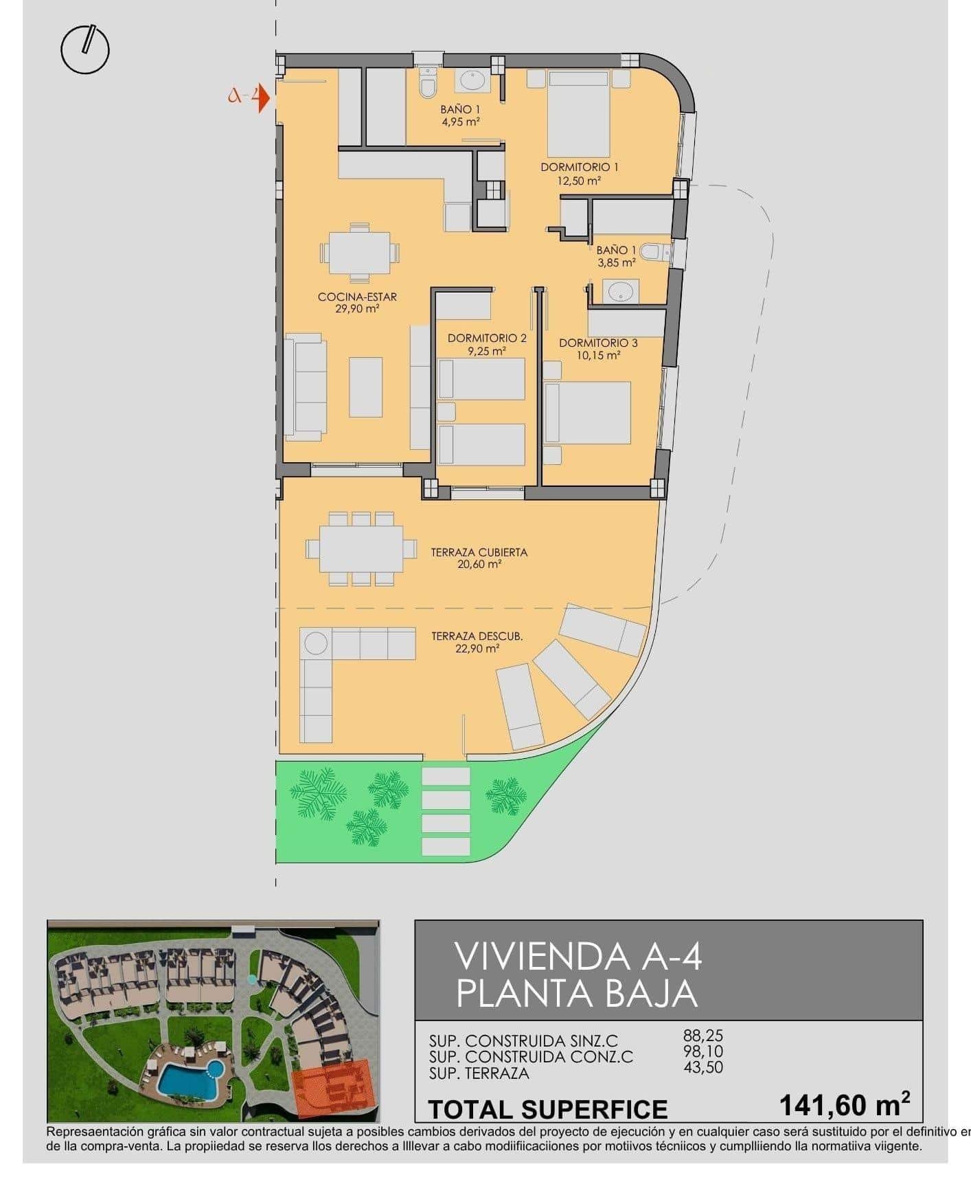 10-20 Apartment in Serena Golf – Los Alcazares, Murcia – N9676