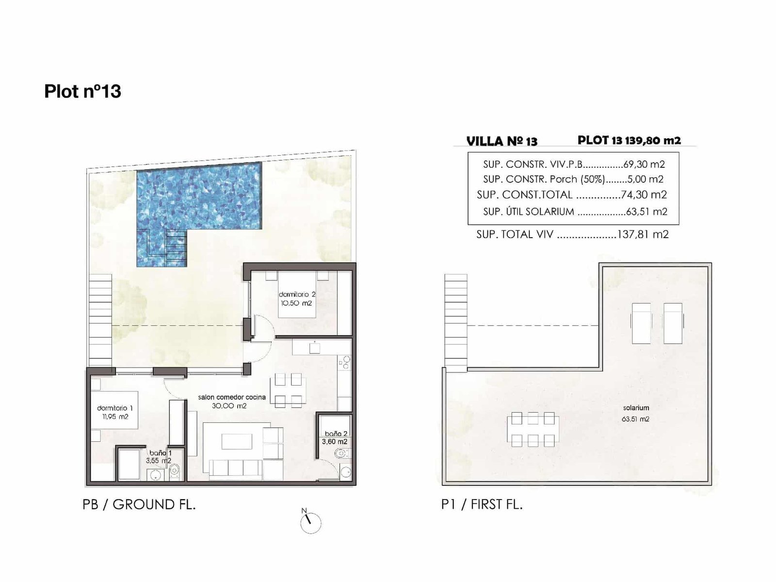 10-7 Town House in Pilar De La Horadada – Pilar de La Horadada, Alicante – N7908