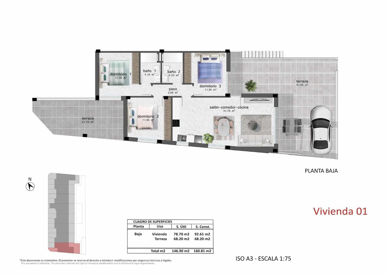 11-18 Bungalow in pueblo – Pilar de La Horadada, Alicante – N8405