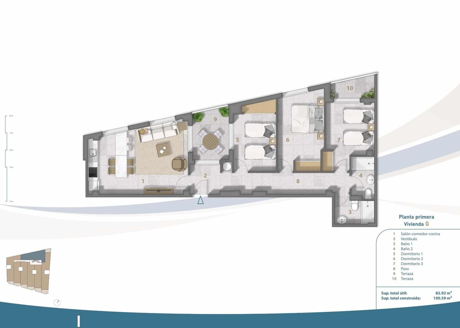 12-12 Apartment in Playa Villananitos – San Pedro del Pinatar, Murcia – N8379