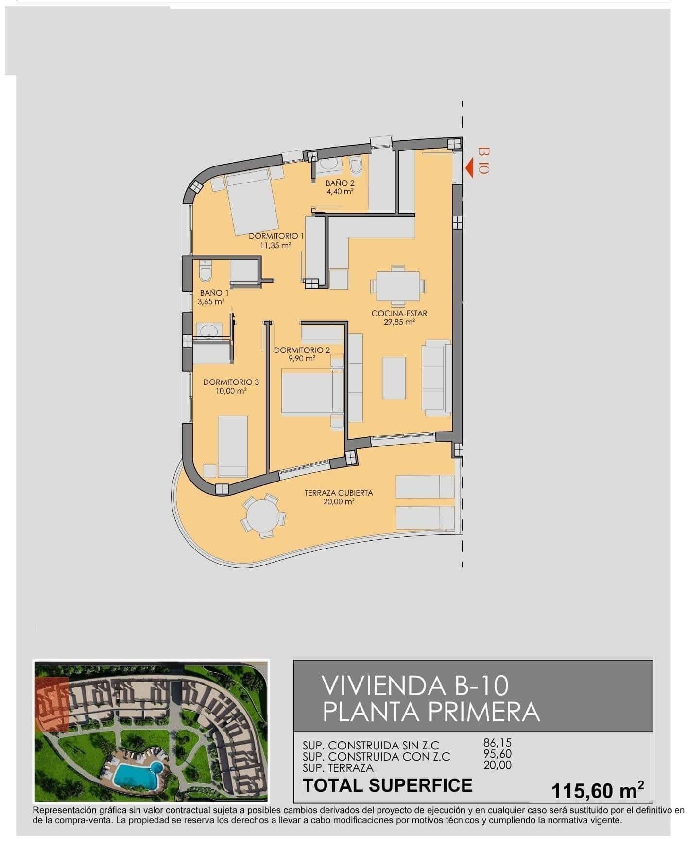 12-19 Apartment in Serena Golf – Los Alcazares, Murcia – N9678