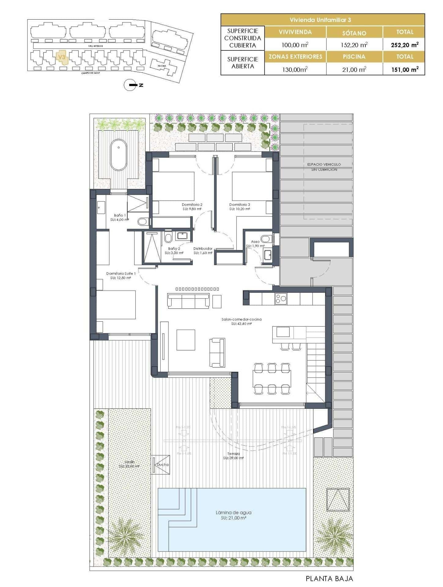 13-8 Villa in Serena Golf – Los Alcazares, Murcia – N9674