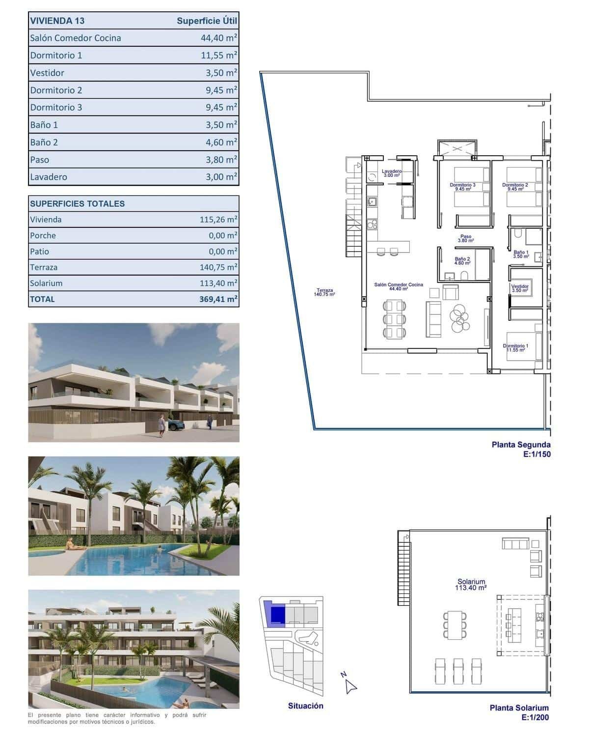 14-12 Penthouse in pueblo – Pilar de La Horadada, Alicante – N9609
