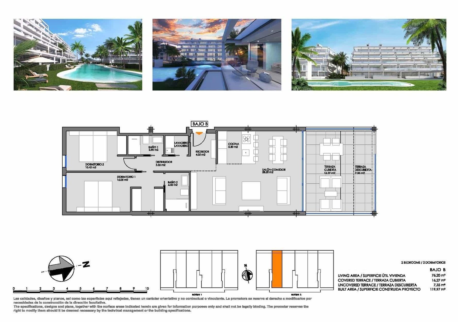 19-19 Apartment in Mar De Cristal – Cartagena, Murcia – N9036