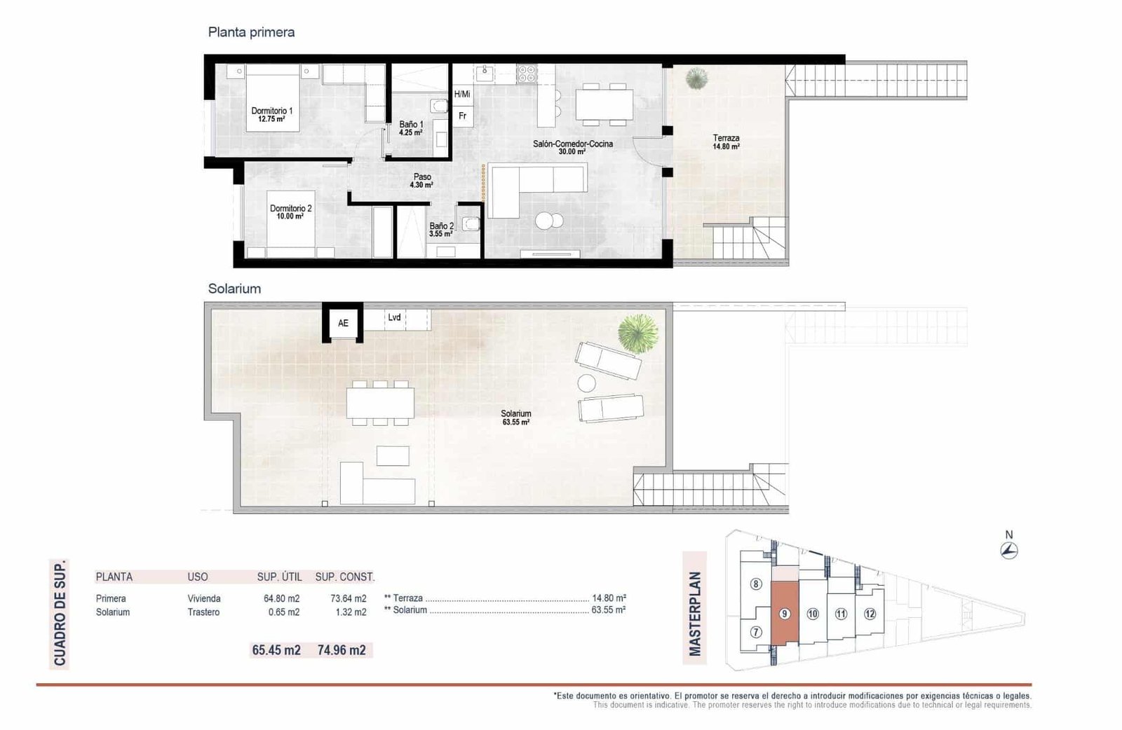 20-10 Bungalow in Pueblo – San Pedro del Pinatar, Murcia – N9707