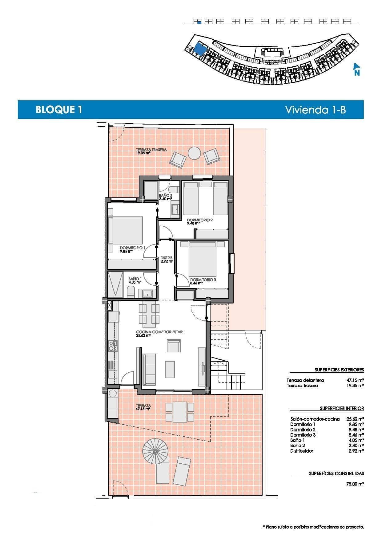 20-8 Bungalow in Lo Romero Golf – Pilar de La Horadada, Alicante – N9786