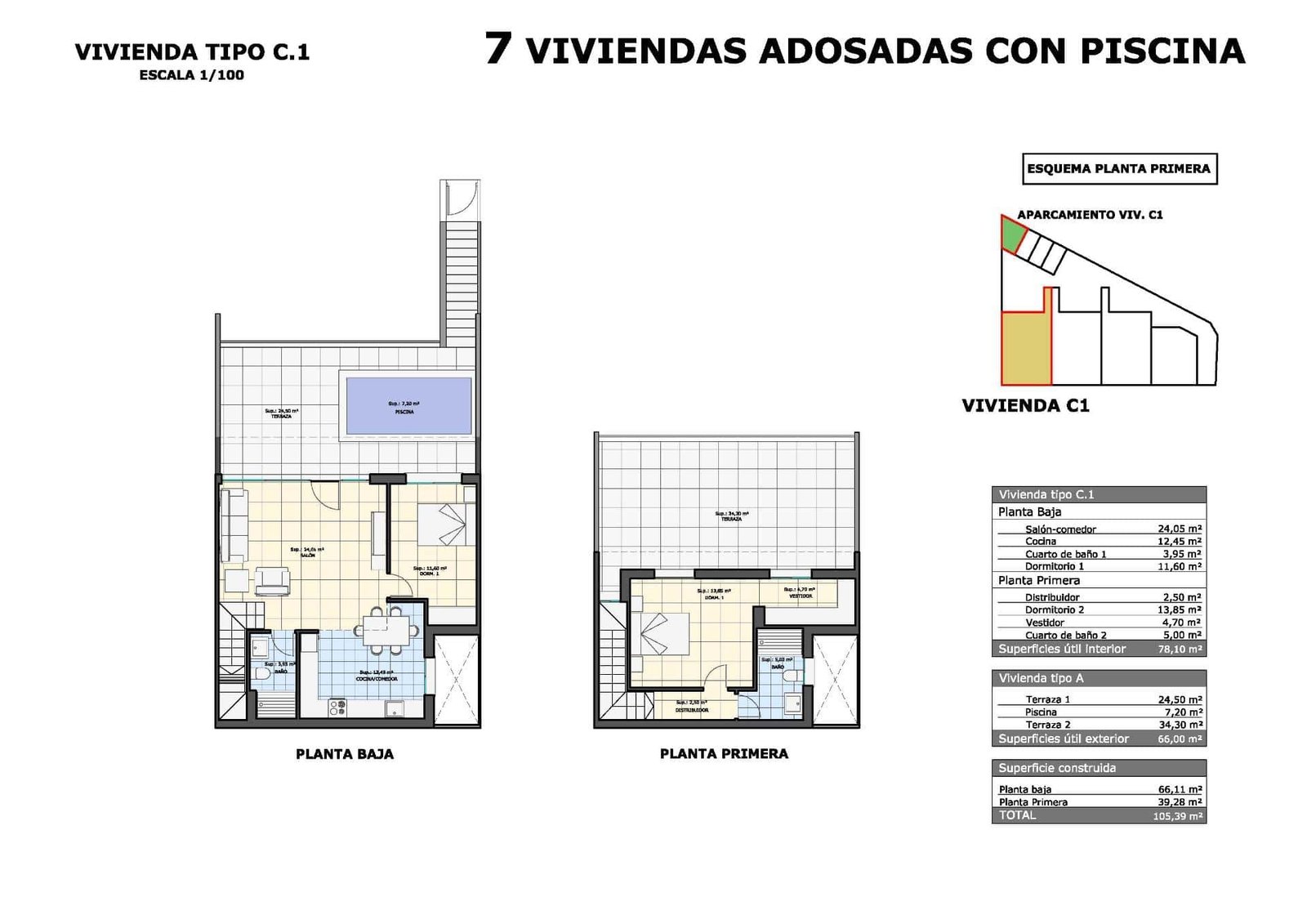 21-11 Bungalow in pueblo – Pilar de La Horadada, Alicante – N8652