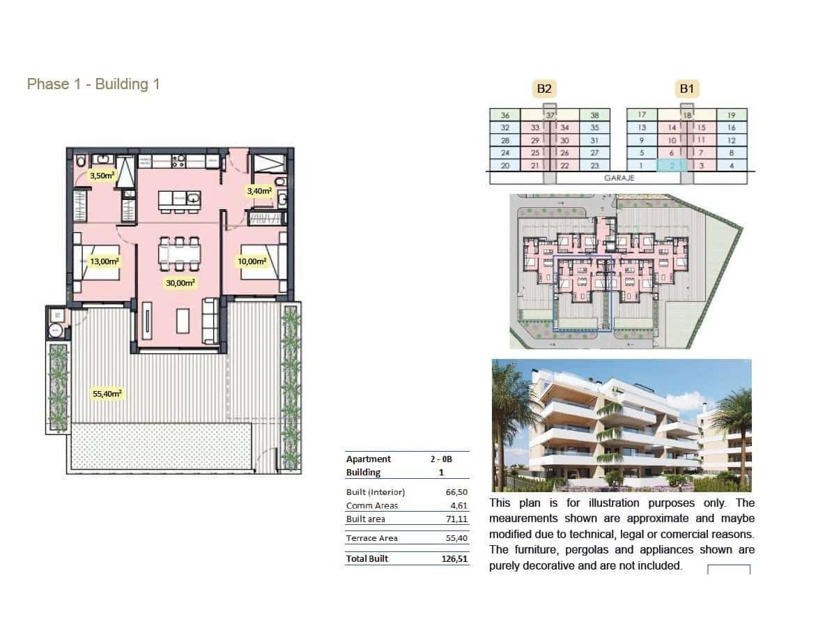 22-19 Apartment in Santa Rosalia Lake and Life Resort – Torre Pacheco, Murcia – SP1621