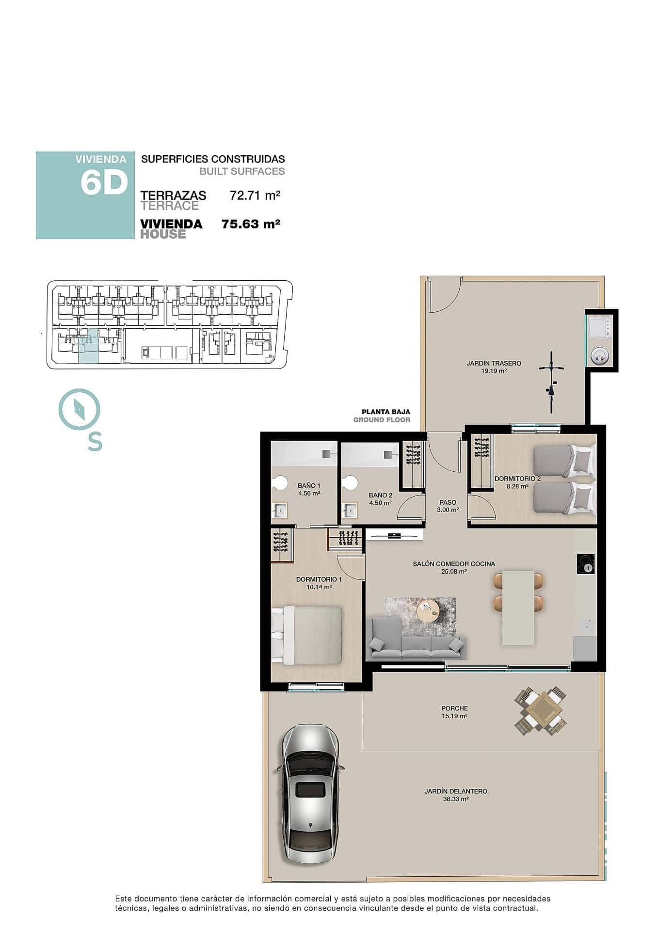 28-20 Bungalow in Torre De La Horadada – Pilar de La Horadada, Alicante – N9276