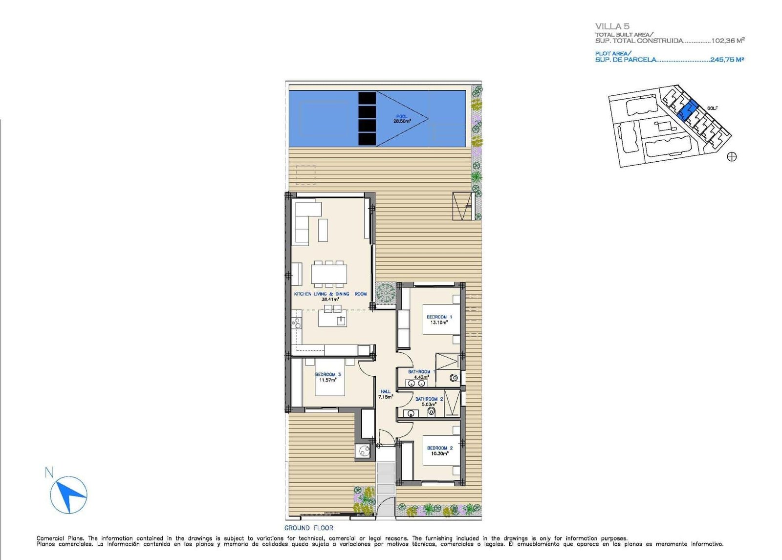 29-11 Villa in Serena Golf – Los Alcazares, Murcia – N9726