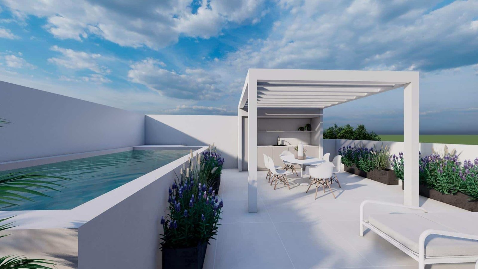 4-10 Bungalow in pueblo – Pilar de La Horadada, Alicante – N9391