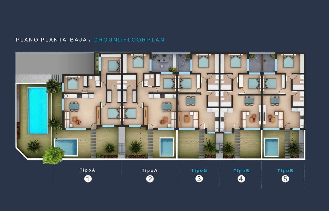 4-10 Bungalow in Los Pinos – San Pedro del Pinatar, Murcia – SP1012