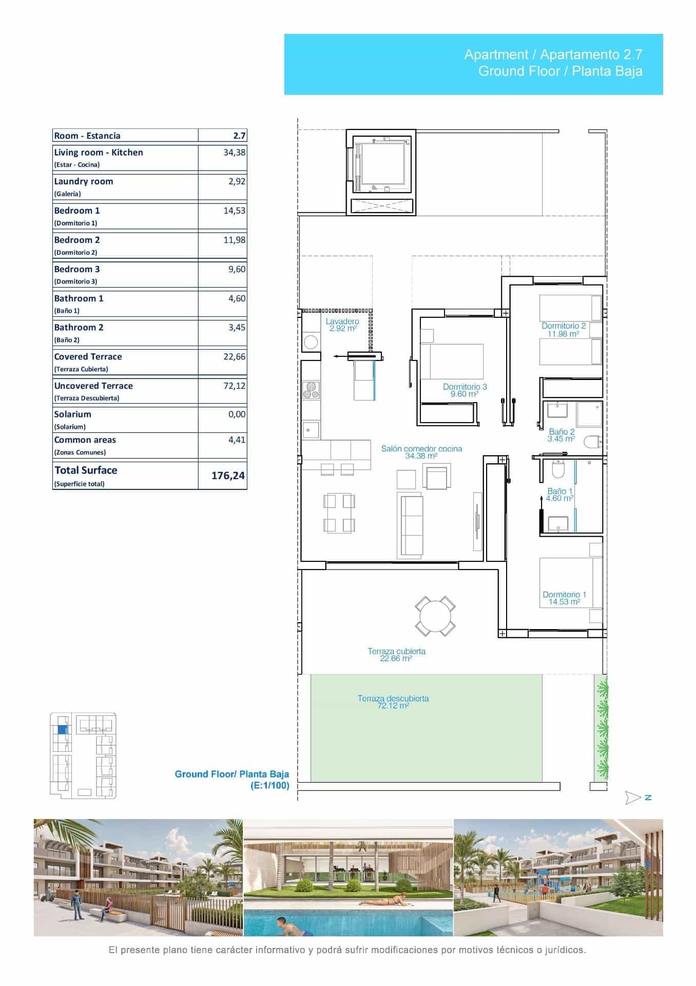 42-14 Apartment in Playa de las Higuericas – Pilar de La Horadada, Alicante – N8808