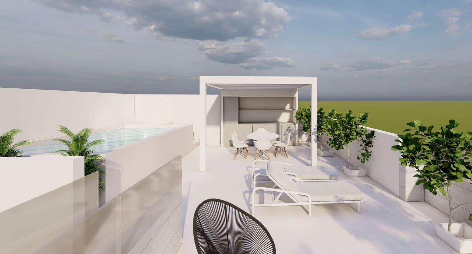5-14 Bungalow in pueblo – Pilar de La Horadada, Alicante – N9392