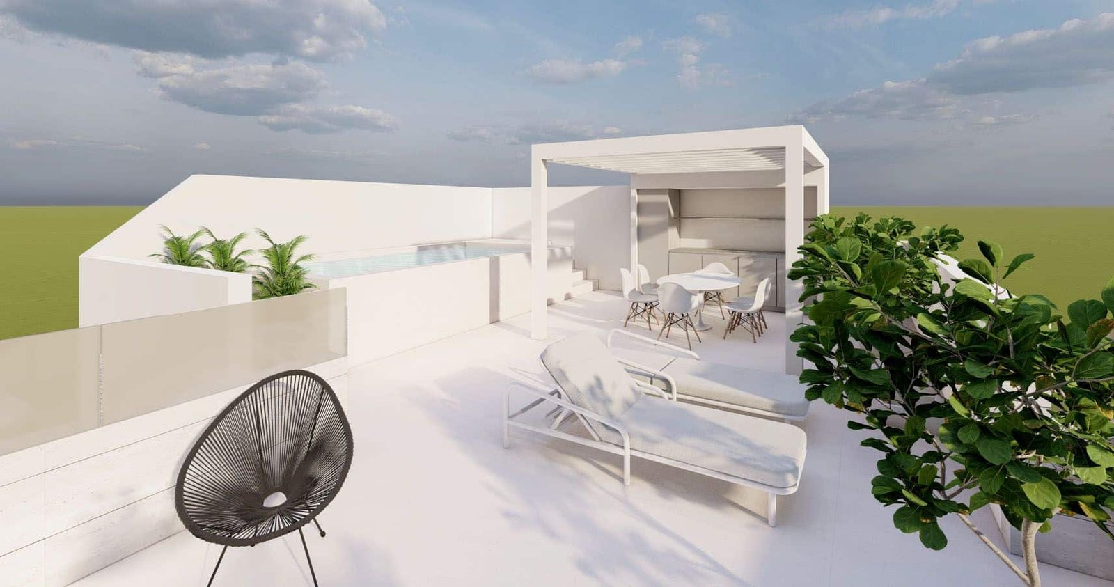 5-15 Bungalow in pueblo – Pilar de La Horadada, Alicante – N9392