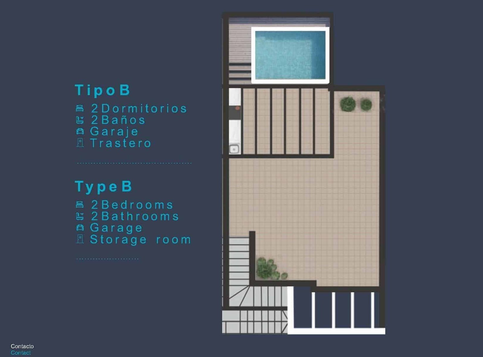 6-11 Bungalow in Los Pinos – San Pedro del Pinatar, Murcia – SP1014