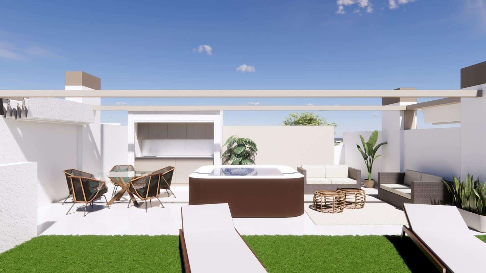 6-18 Bungalow in pueblo – Pilar de La Horadada, Alicante – N9628