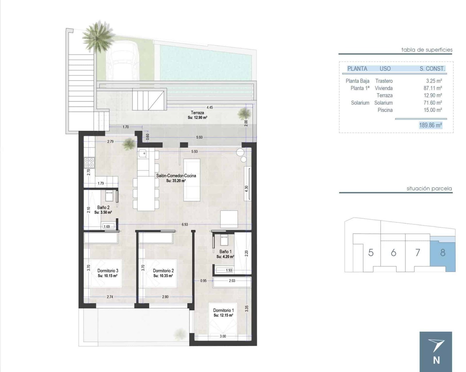 6-6 Bungalow in Las Esperanzas – San Pedro del Pinatar, Murcia – N8090