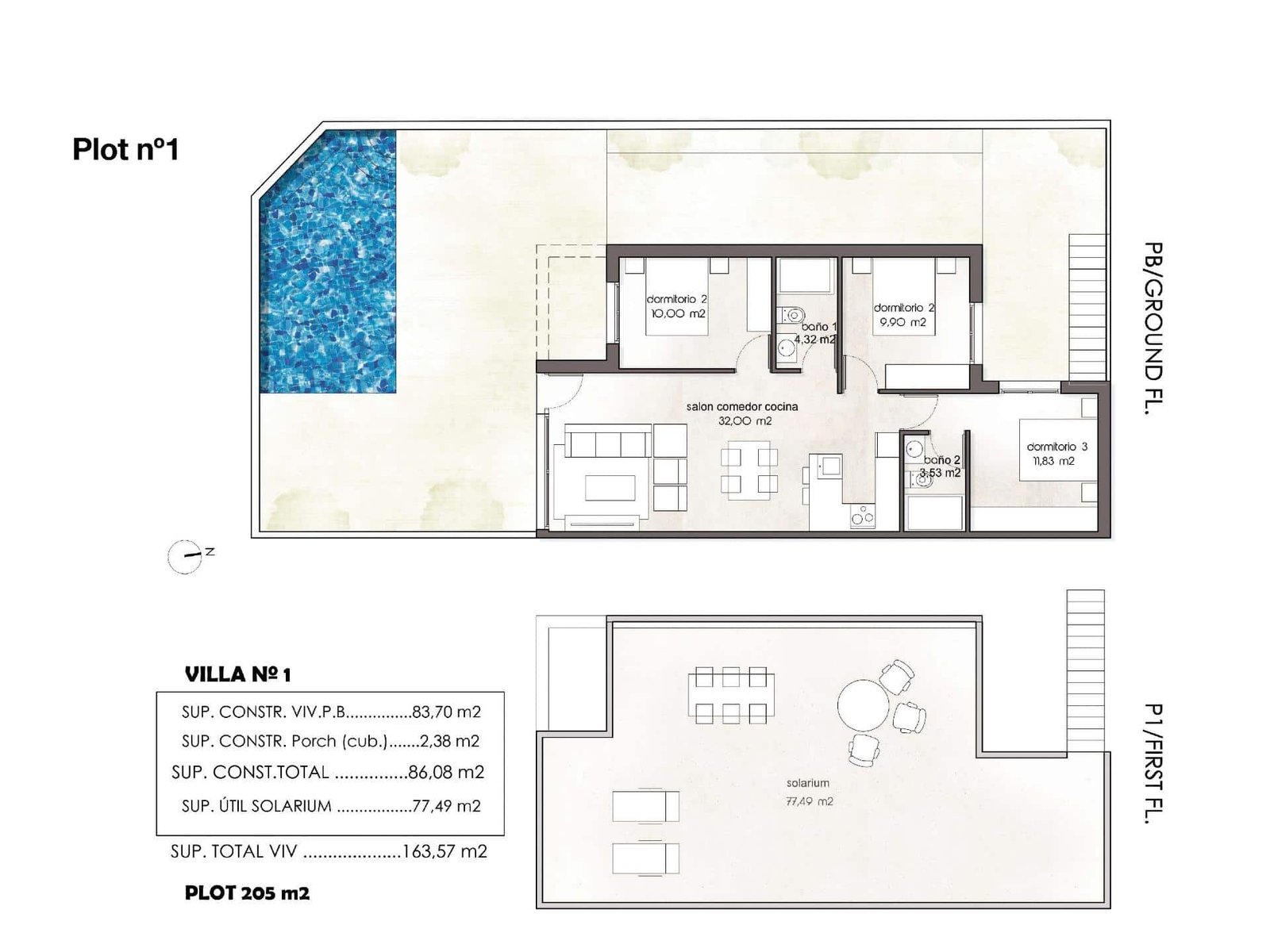 6-6 Villa in Pilar De La Horadada – Pilar de La Horadada, Alicante – N7905