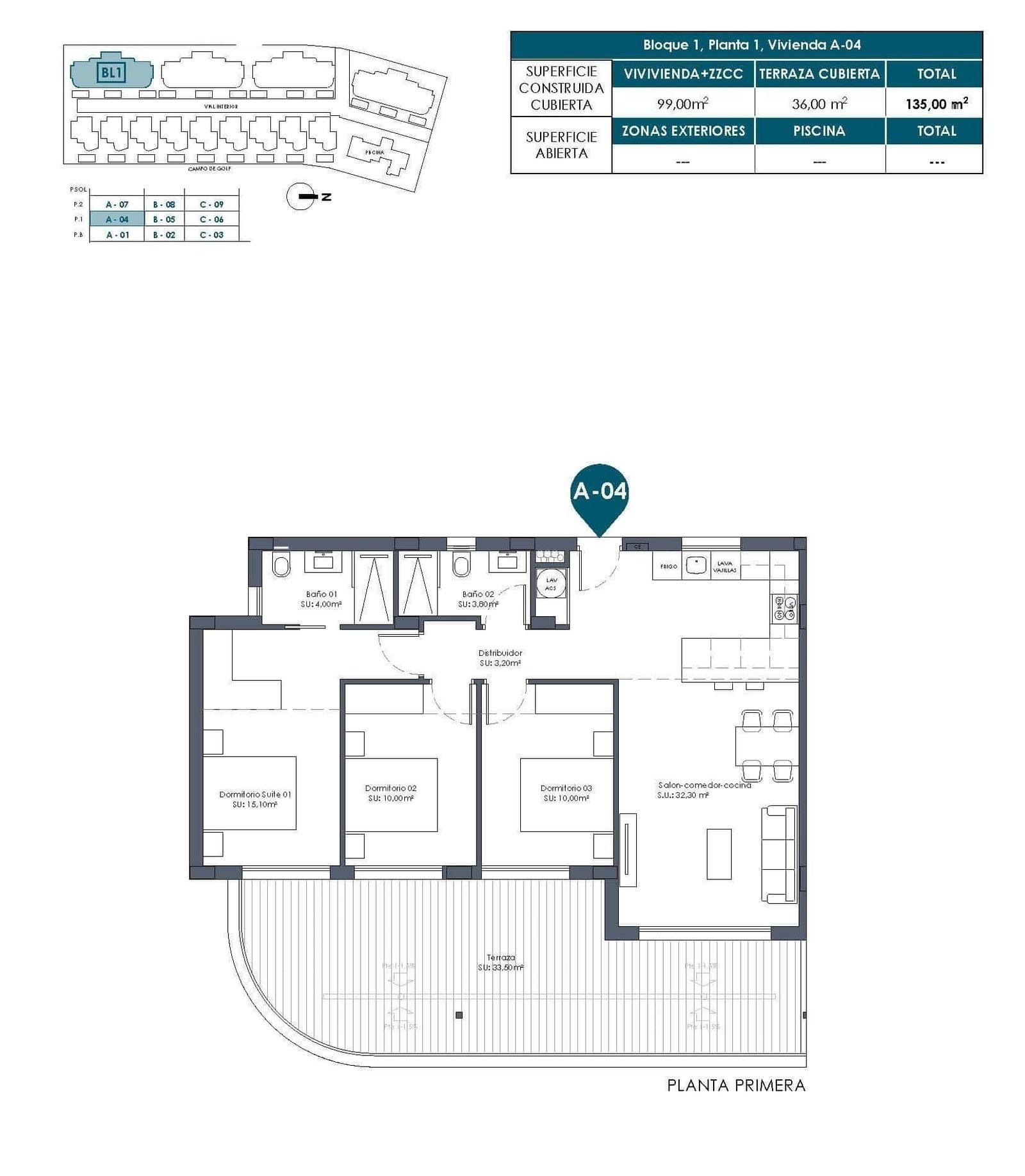 8-11 Apartment in Serena Golf – Los Alcazares, Murcia – N9671