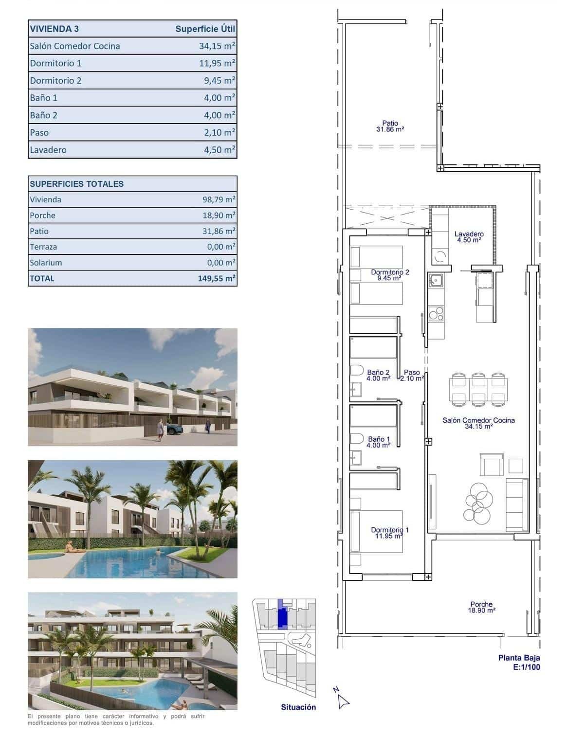 8-12 Apartment in pueblo – Pilar de La Horadada, Alicante – N9604
