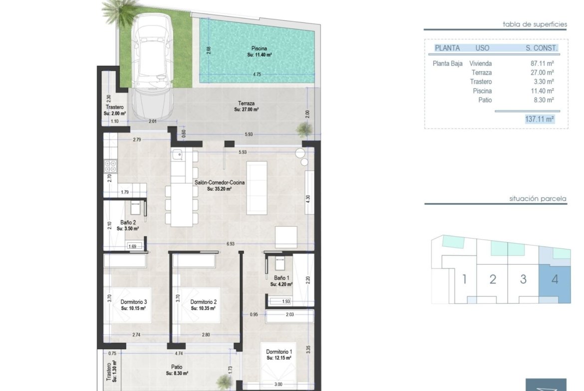 Bungalow in Las Esperanzas – San Pedro del Pinatar, Murcia – N8089