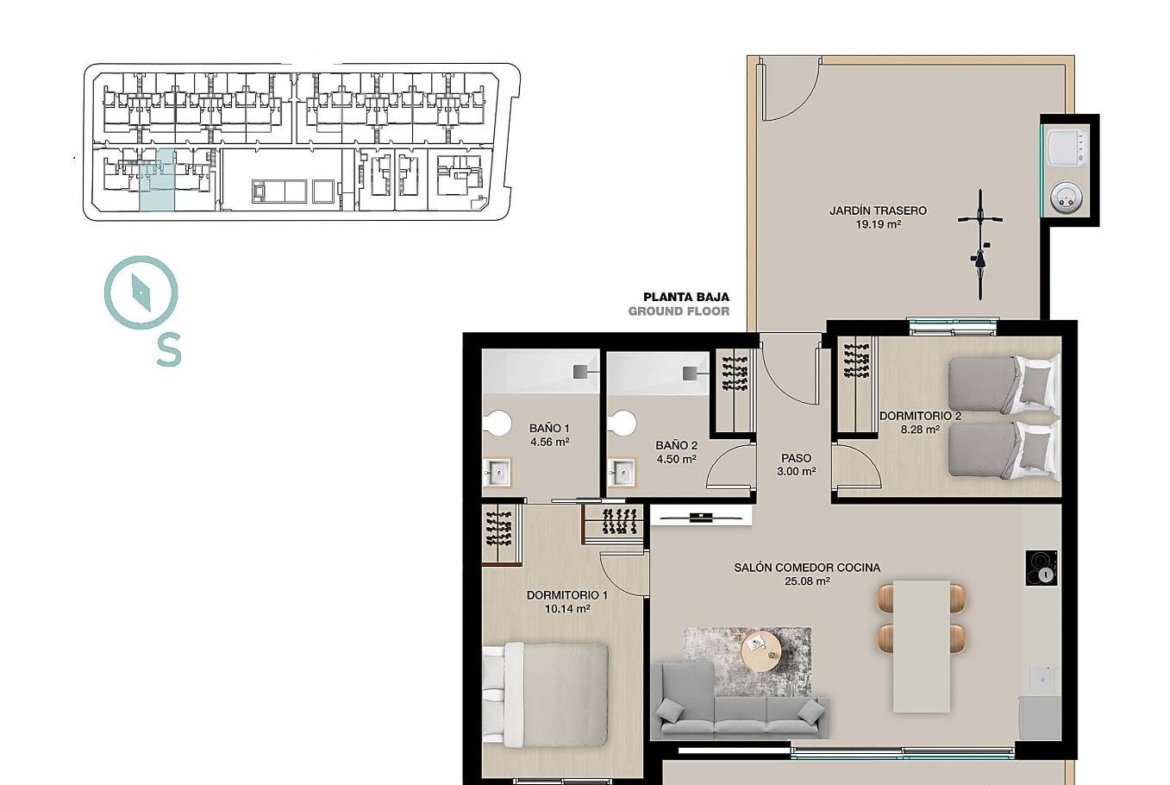 Bungalow in Torre De La Horadada – Pilar de La Horadada, Alicante – N9276