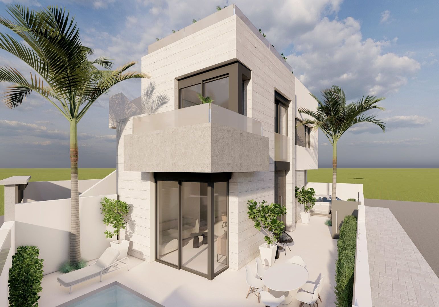 N9391-16 Bungalow in pueblo – Pilar de La Horadada, Alicante – N9391