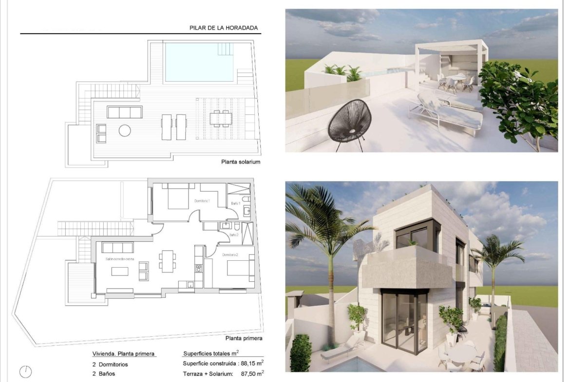 Bungalow in pueblo – Pilar de La Horadada, Alicante – N9392