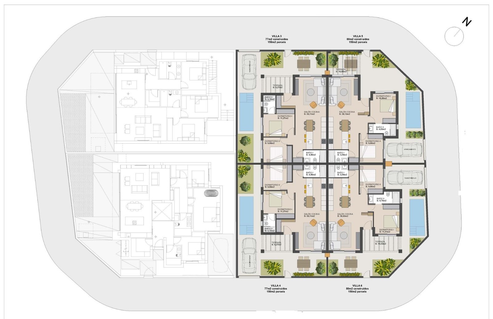 N9722-16 Quad House in El Alba – Torre Pacheco, Murcia – N9722