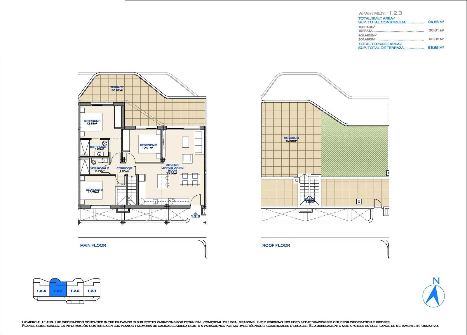 N9725-12 Penthouse in Serena Golf – Los Alcazares, Murcia – N9725