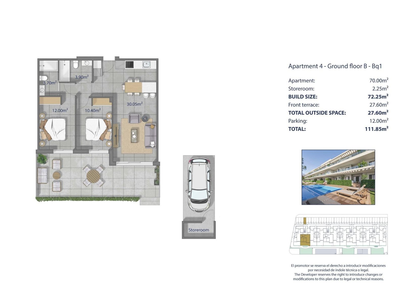 N9943-10 Apartment in Los Narejos – Los Alcazares, Murcia – N9943